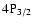 $\rm 4P_{3/2}$