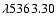 $\lambda 5363.30$