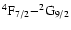 $\rm ^4F_{7/2}{-}^2G_{9/2}$