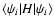 $\langle \psi_i{\mid}H{\mid}\psi_i \rangle$