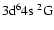 $\rm 3d^64s~^2G$