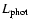 $L_{\rm phot}$