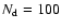 $N_{\rm d}=100$