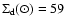 $\Sigma_{\rm d}(\odot)=59$