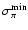${\sigma}_{\pi}^{\rm min}$
