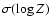 $\sigma(\log Z)$