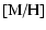 $\displaystyle \mbox{\rm [{\rm M}/{\rm H}]}$