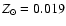 $Z_\odot=0.019$