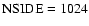 $\rm NSIDE=1024$