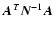 $\vec{A}^T\vec{N}^{-1}\vec{A}$