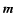 $\vec{m}$