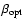 $\beta_{\rm opt}$