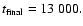 $t_{\rm final}=13~000.$