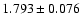 $1.793\pm0.076$
