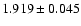 $1.919\pm0.045$