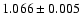 $1.066\pm0.005$