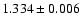 $1.334\pm0.006$