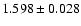 $1.598\pm0.028$