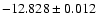 $-12.828\pm0.012$