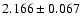 $2.166\pm0.067$