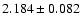 $2.184\pm0.082$