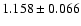 $1.158\pm0.066$