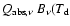 $Q_{{\rm abs},\nu}~B_\nu(T_{\rm d}$