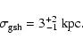 \begin{displaymath}\sigma_{{\rm gsh}} = {3^{+2}}_{\hspace*{-2.8mm}-1}\ {\rm kpc}.
\end{displaymath}