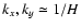 $k_x,k_y \simeq 1/H$