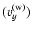 ${(v_y^{\rm (w)})}$