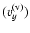 ${(v_y^{\rm (v)})}$
