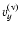 $v_y^{\rm (v)}$