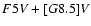 $ F5 {\it V} + [G8.5]{\it V} $
