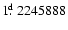 $1\hbox{$.\!\!^{\rm d}$ }2245888$