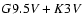 $ G9.5 {\it V} + K3 {\it V} $