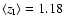 $\left\langle z_{\rm I} \right\rangle = 1.18$