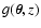 $g(\vec \theta, z)$