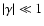 $\left\vert \gamma \right\vert \ll 1$