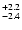 $_{\rm - 2.4}^{+ 2.2}$