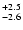 $_{\rm - 2.6}^{+ 2.5}$