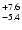 $_{\rm - 5.4}^{+ 7.6}$