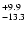 $_{\rm - 13.3}^{+ 9.9}$