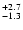 $_{\rm - 1.3}^{+ 2.7}$