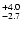 $_{\rm - 2.7}^{+ 4.0}$