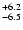 $_{\rm - 6.5}^{+ 6.2}$