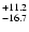 $_{\rm - 16.7}^{+ 11.2}$