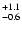 $_{\rm - 0.6}^{+ 1.1}$