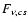 $F_{\nu,cs}$