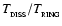 $T_{_{\rm DISS}}/
T_{_{\rm RING}}$