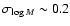 $\sigma_{\log M} \sim 0.2$